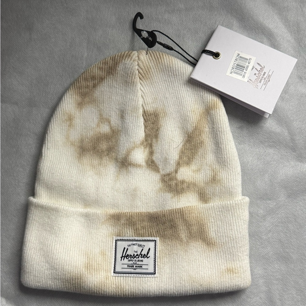 Herschel Supply Company Cream and Brown Beanie - Picture 2 of 5